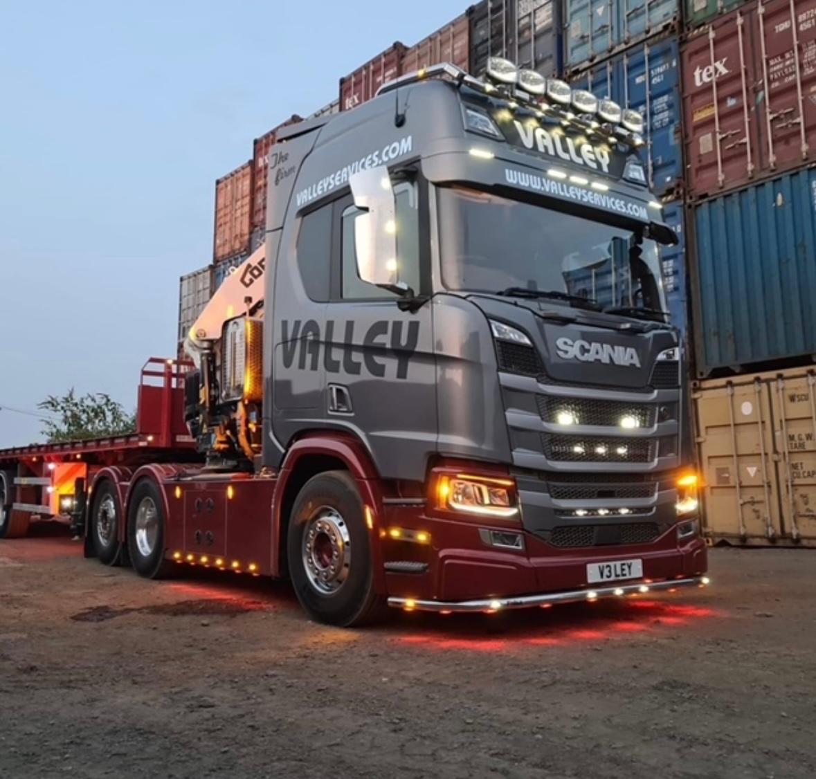 Articulated Hiab Crane Vehicles